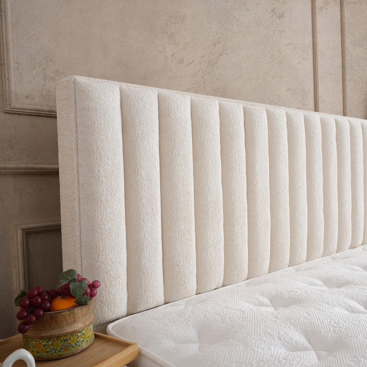 BOXSPRINGBETT Belezza Bett Boxspringbett 140x200 mit matratze - Beige, Holz (140/200cm) - Gowoll