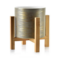 BLUMENTOPF Ava Grau 17/14/14 cm Keramik - Grau, Keramik (14/14cm) - Mondex