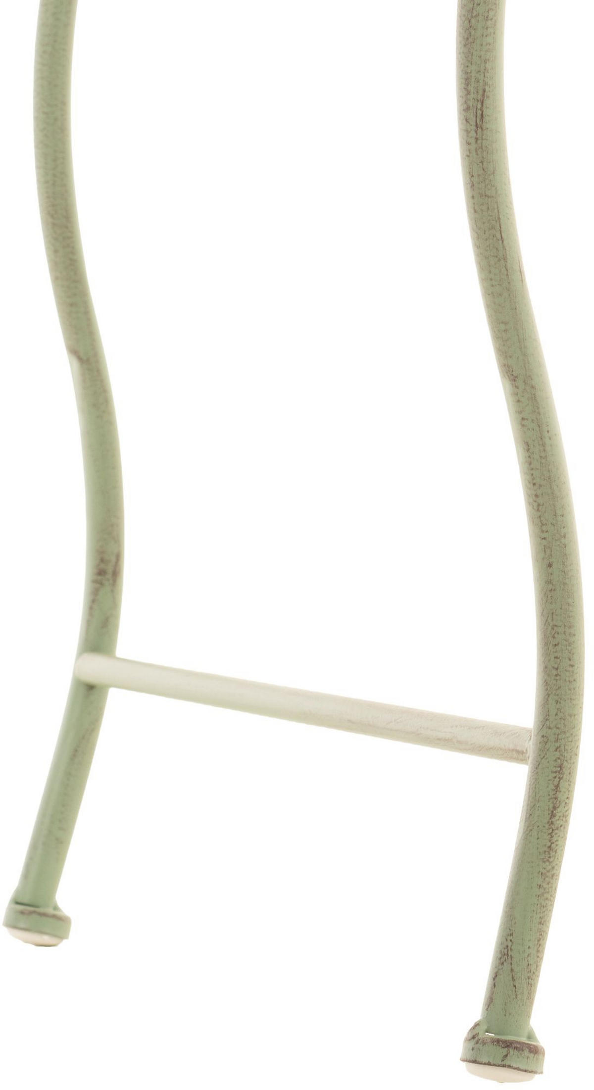 GARTENTISCH eckig 49/45/46 cm Metall Antik-Grün - Grün, Metall (45/49/46cm) - CLP