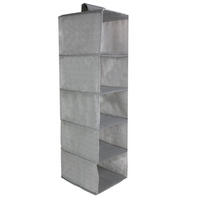 HÄNGEREGAL 28/28/98 cm - Grau, Textil (28/98/28cm) - Intirilife