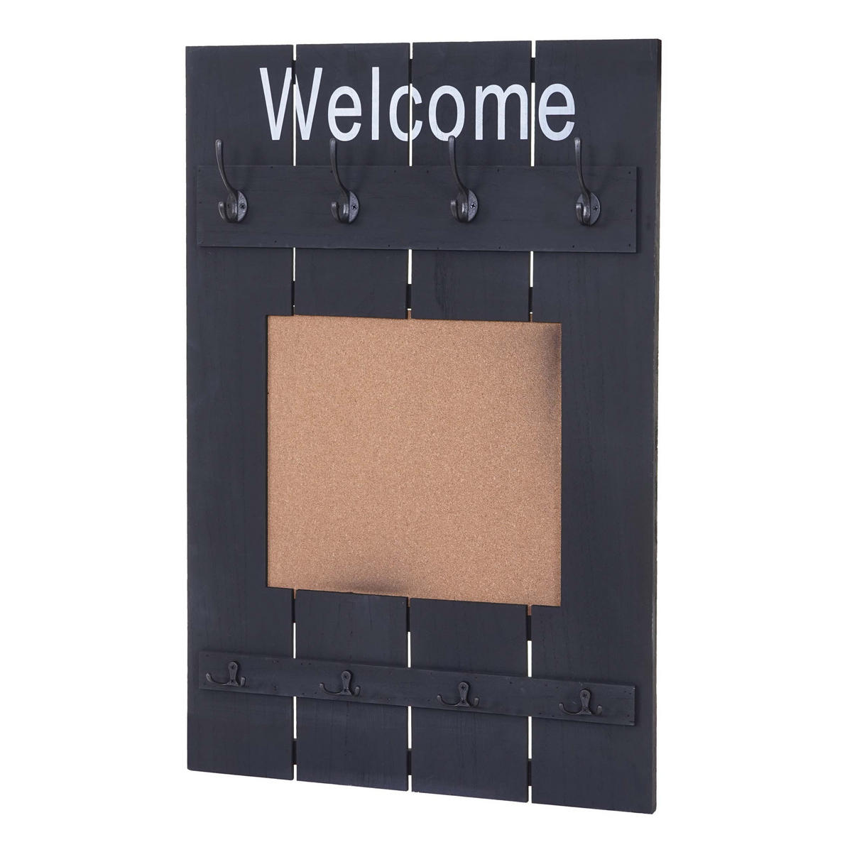 WANDGARDEROBE MIT PINNWAND Grau - Grau, Holz (60/91/3cm) - MCW