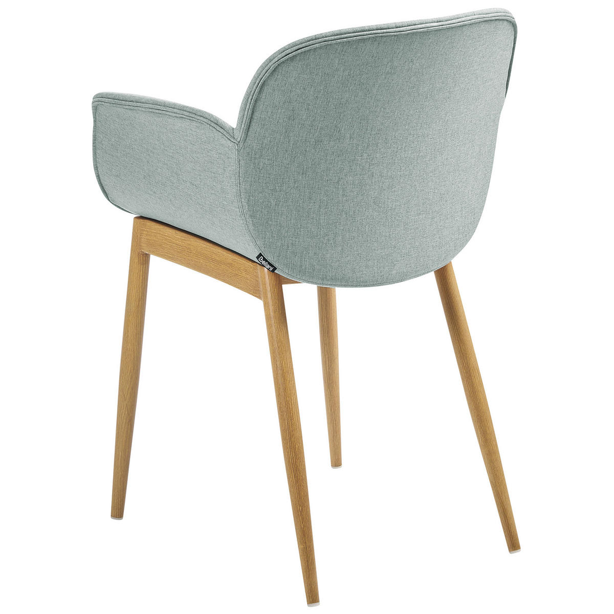 JÍDELNÍ ŽIDLE sada 2 ks Polyester Zelená Alice - zelená barva, kov/textil (45/83/52cm) - Beliani