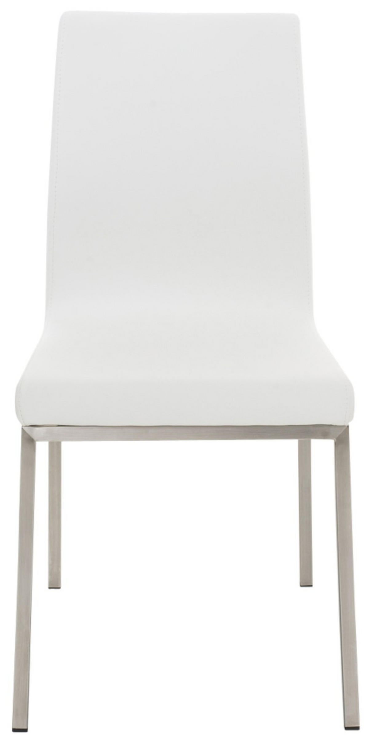ESSZIMMERSTÜHLE Colmar 2er Set 88x40x50 cm weiß - Weiß, Leder (40/88/50cm) - furnicato