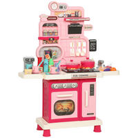 KINDERKÜCHE Kunststoff Rosa - Rosa, Kunststoff (25/67cm) - AIYAPLAY