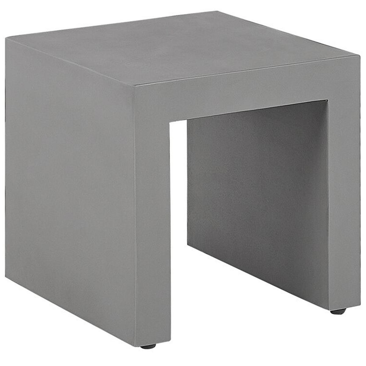 GARTENMÖBEL SET 6-Sitzer Beton grau Taranto - Grau, Stein - Beliani