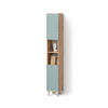 BADSCHRANK Fucino Goldkraft Eiche 30 x 190 cm - Eiche Wotan/Braun, Holzwerkstoff (30/190/30cm) - Livinity®