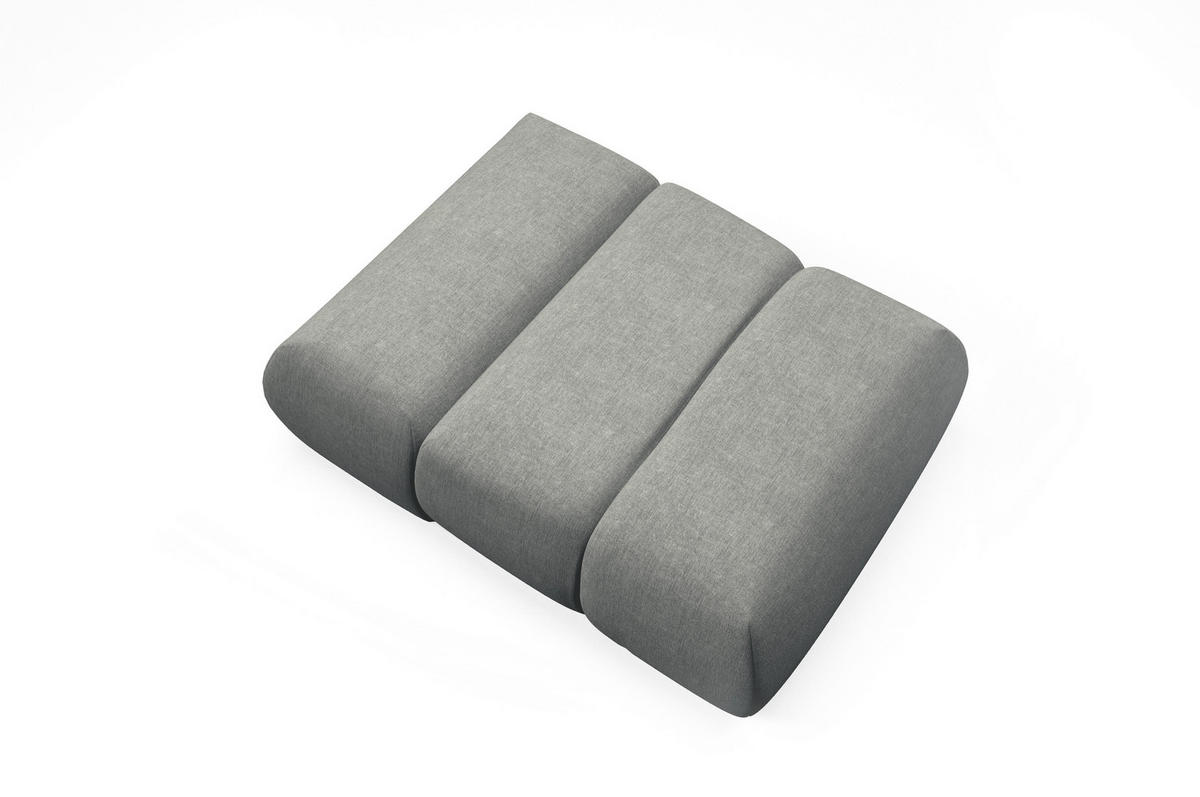 SESSEL ATOMO, Modern Polstersessel Loungesessel, Chenille-Stoff Grau - Grau, Holz/Metall (98/82/134cm) - MASSENO