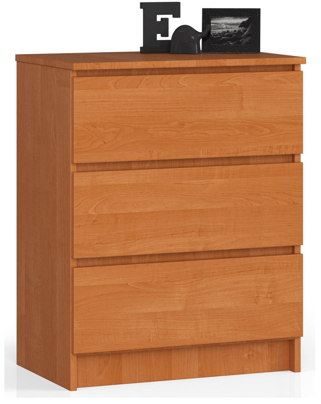 KOMMODE Erlefarben 60x40x77 cm - Erlefarben, Holzwerkstoff (60/77/40cm) - Akord