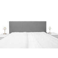 BOXSPRING-KOPFTEILBEZUG Housse Udo grau - Grau, Textil (140/200cm) - Magma Heimtexx