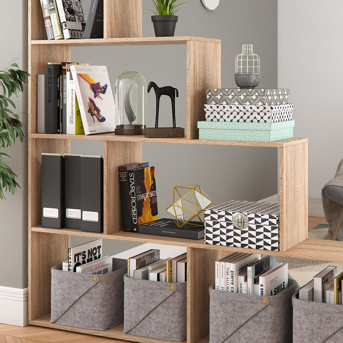 Sonoma Eiche, Holzwerkstoff (163/155/29cm) - Vicco