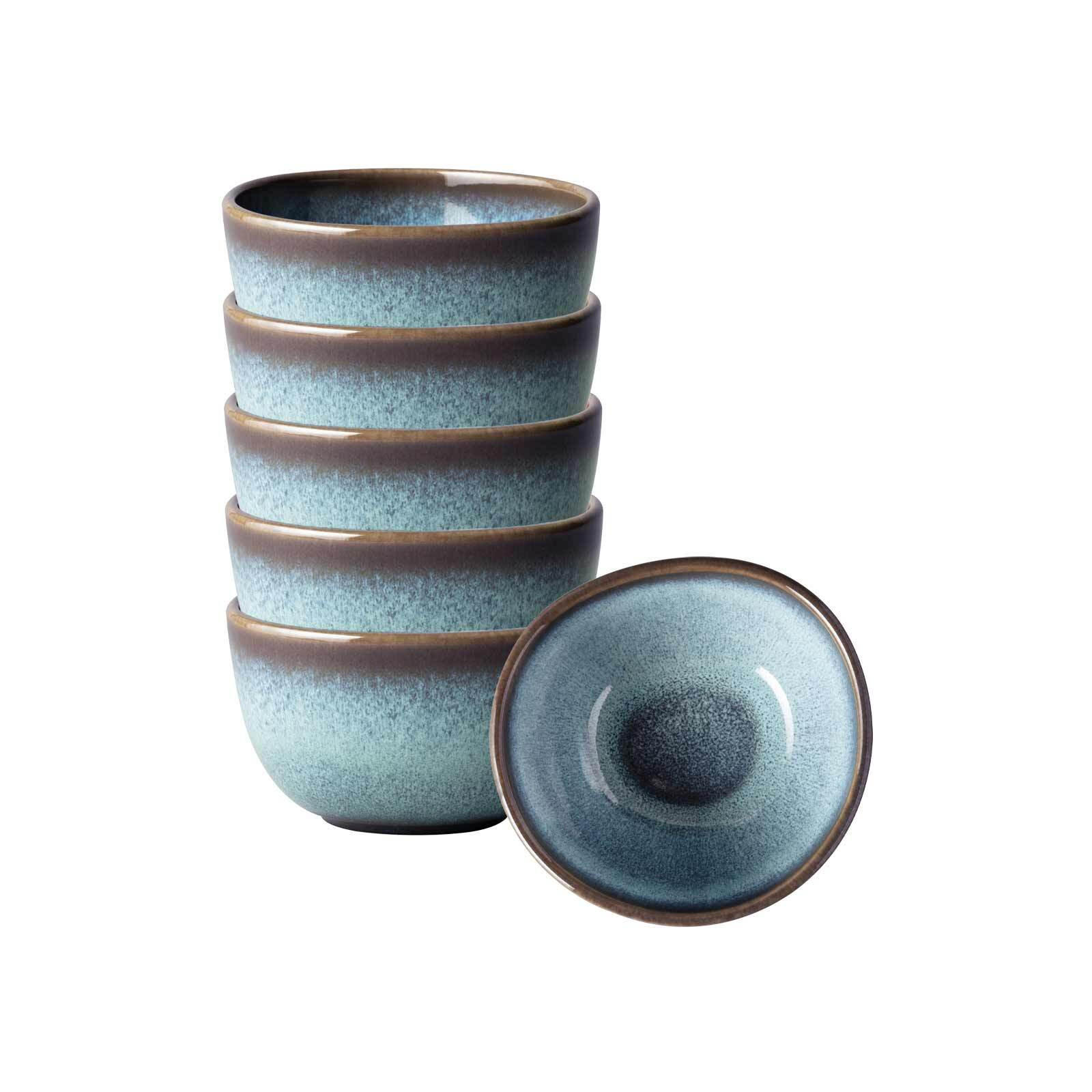 DIPSCHÄLCHEN Lave Glacé 140 ml 6er Set - Türkis, Keramik (9.9cm) - like.Villeroy & Boch