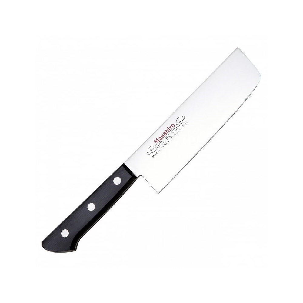 GEMÜSEMESSER Silber 28.5/8/28.5 cm 14035 - Silberfarben, Holz (28.5cm) - Masahiro 