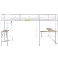 HOCHBETT 90/200 cm Weiß - Weiß, Metall