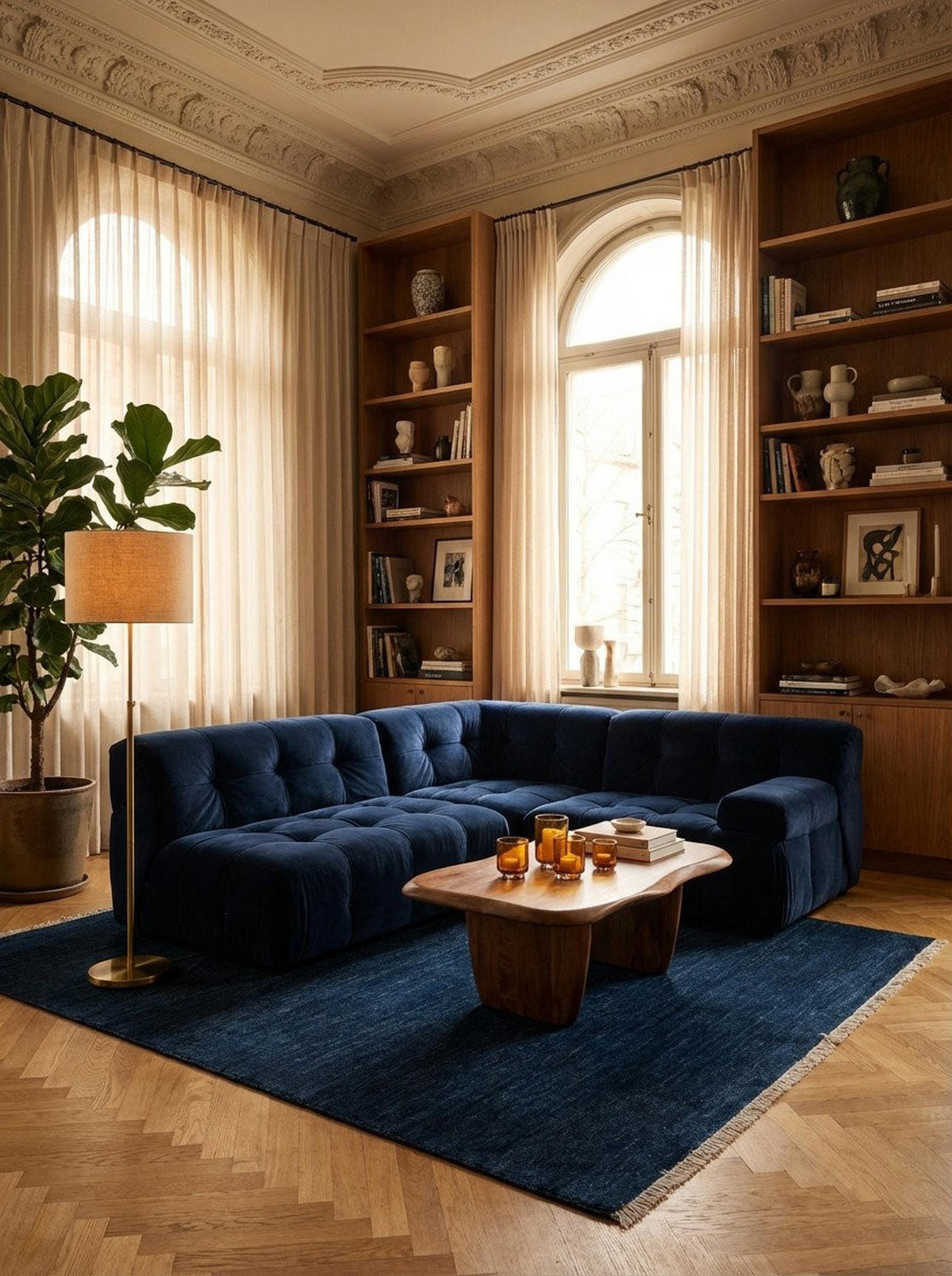 GABBEH-TEPPICH handgeknüpft Blau 247/172 cm Schurwolle - Blau, Textil (172/247cm) - Looma