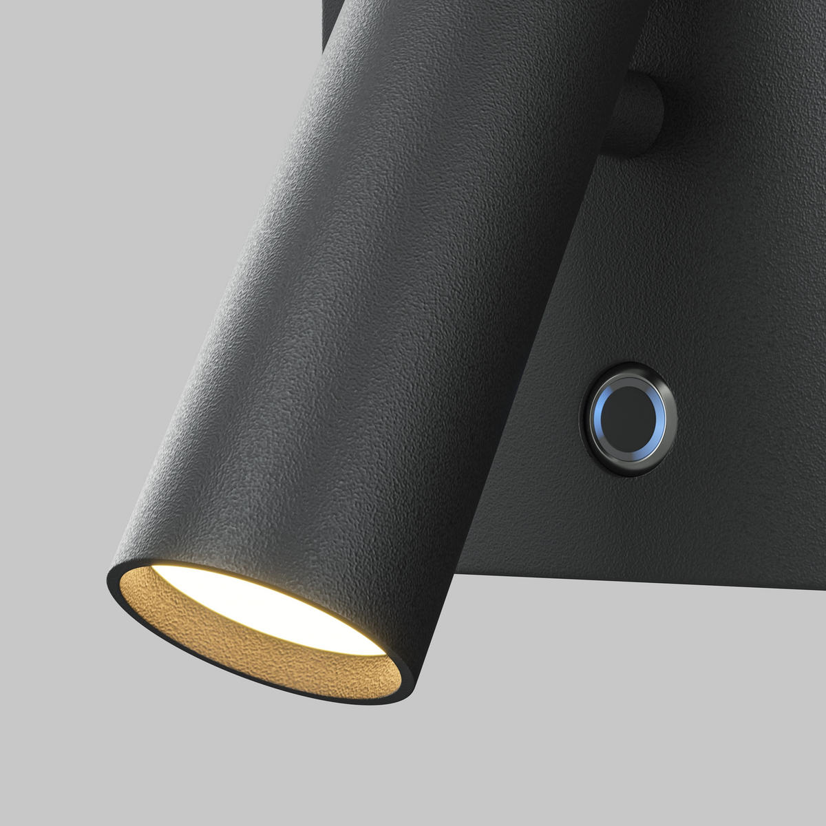 WANDLEUCHTE Aron - Schwarz - 11/9/7 cm - Schwarz, Kunststoff (9/7/11cm) - Maytoni