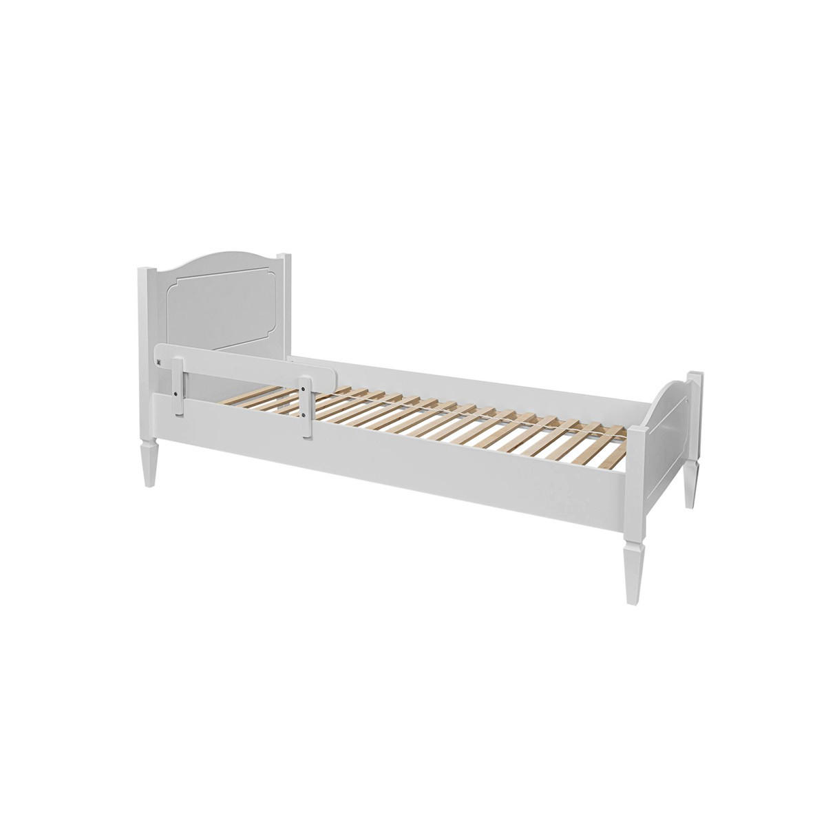 BETT 90/200 Royal Weiß - Weiß, Holzwerkstoff (90/200cm) - Petits-meubles