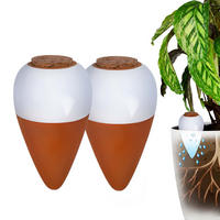 ZAVLAŽOVAČ Biela 2-dielny-set keramika korok 350 ml - viacfarebná, prírodné materiály/keramika (8/16/8cm) - Relaxdays