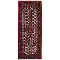 TEPPICH Assadabad Beige 193/77 cm Schurwolle - Beige, Textil (77/193cm) - Looma