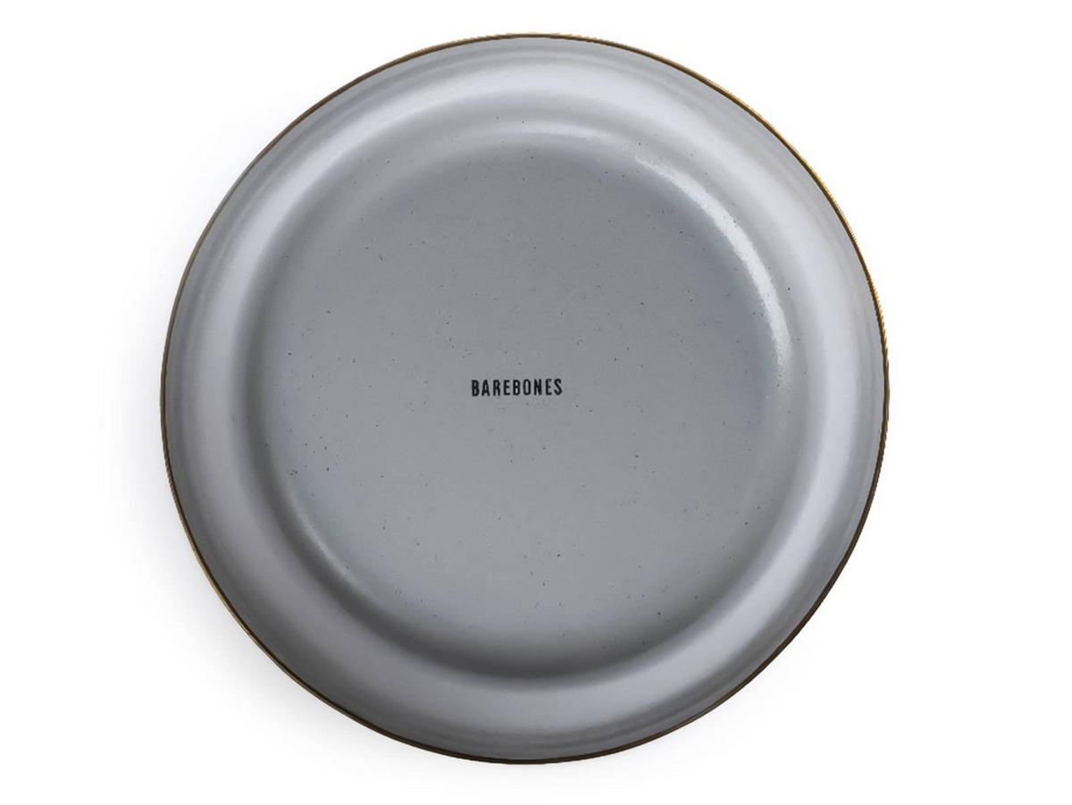 RÜHRSCHÜSSEL Emaille 2er Set Mixing Bowl slate grey - Grau, Metall (26/15cm) - BAREBONES