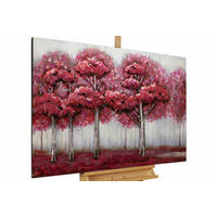 METALLBILD Pink 100/70 cm - Pink, Metall (5.7/70cm) - KUNSTLOFT