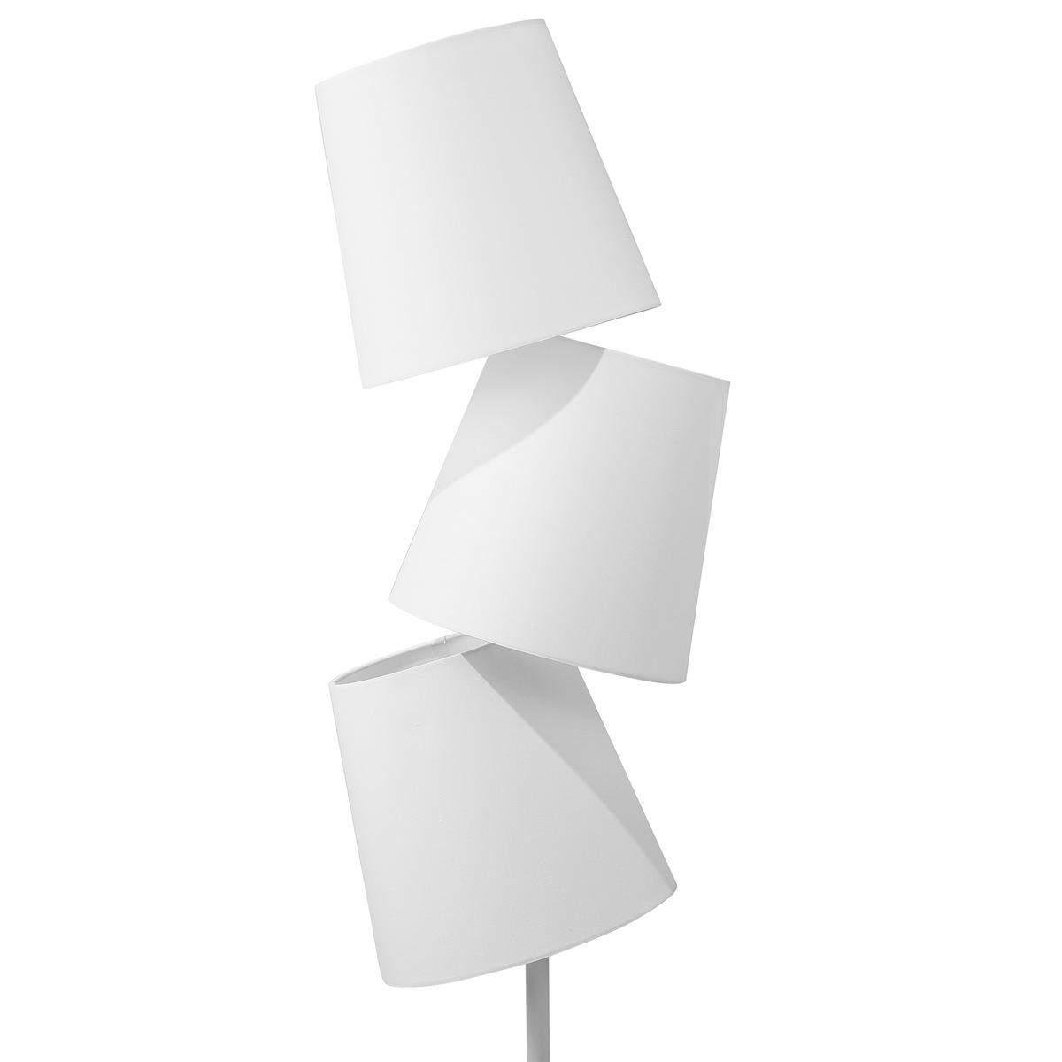 STEHLAMPE Rio Grande 24/24/164 cm - Weiß, Metall (24/24/164cm) - Beliani