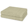 DUSCHTUCH Rubin 2er-Set - Beige, Textil (70/140cm) - Ross