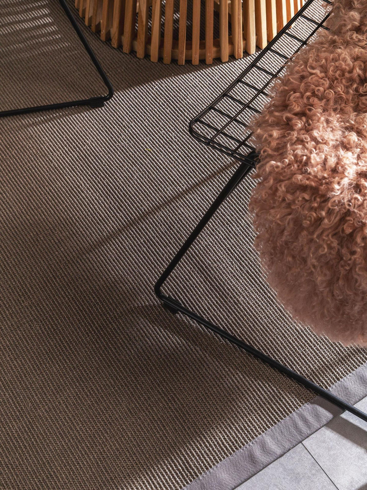 SISAL koberec Sana Šedá 300x400 cm - šedá, přírodní materiály/umělá hmota (300/1cm) - KUNSTLOFT