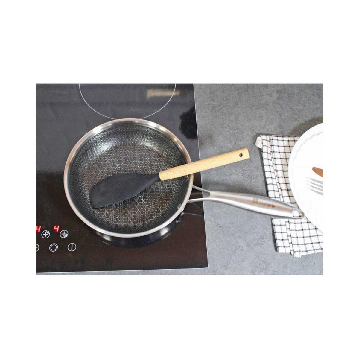 PFANNE Silber 48/28/5.5 cm 67599 - Silberfarben, Metall (28cm) - Brunbeste