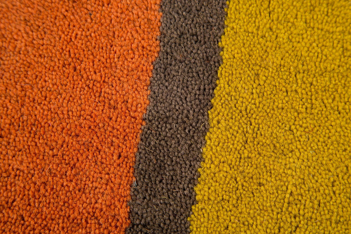 WOLLTEPPICH Bunt Streifenmuster handgetuftet DERWENT KATE, Multi 200x290 cm - Multicolor, Textil (200/290cm) - KADIMA DESIGN