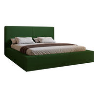 POLSTERBETT 180x200 Morin mit Bettkasten, Samt, Grün - Grün, Holz/Textil (180/200cm) - Emporius