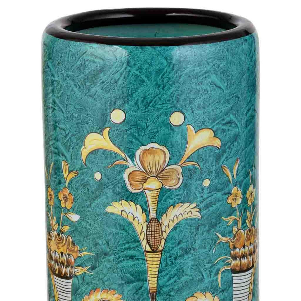 SCHIRMSTÄNDER, grün, 22x45cm - Grün, Keramik (22/45/22cm) - Wanderlust