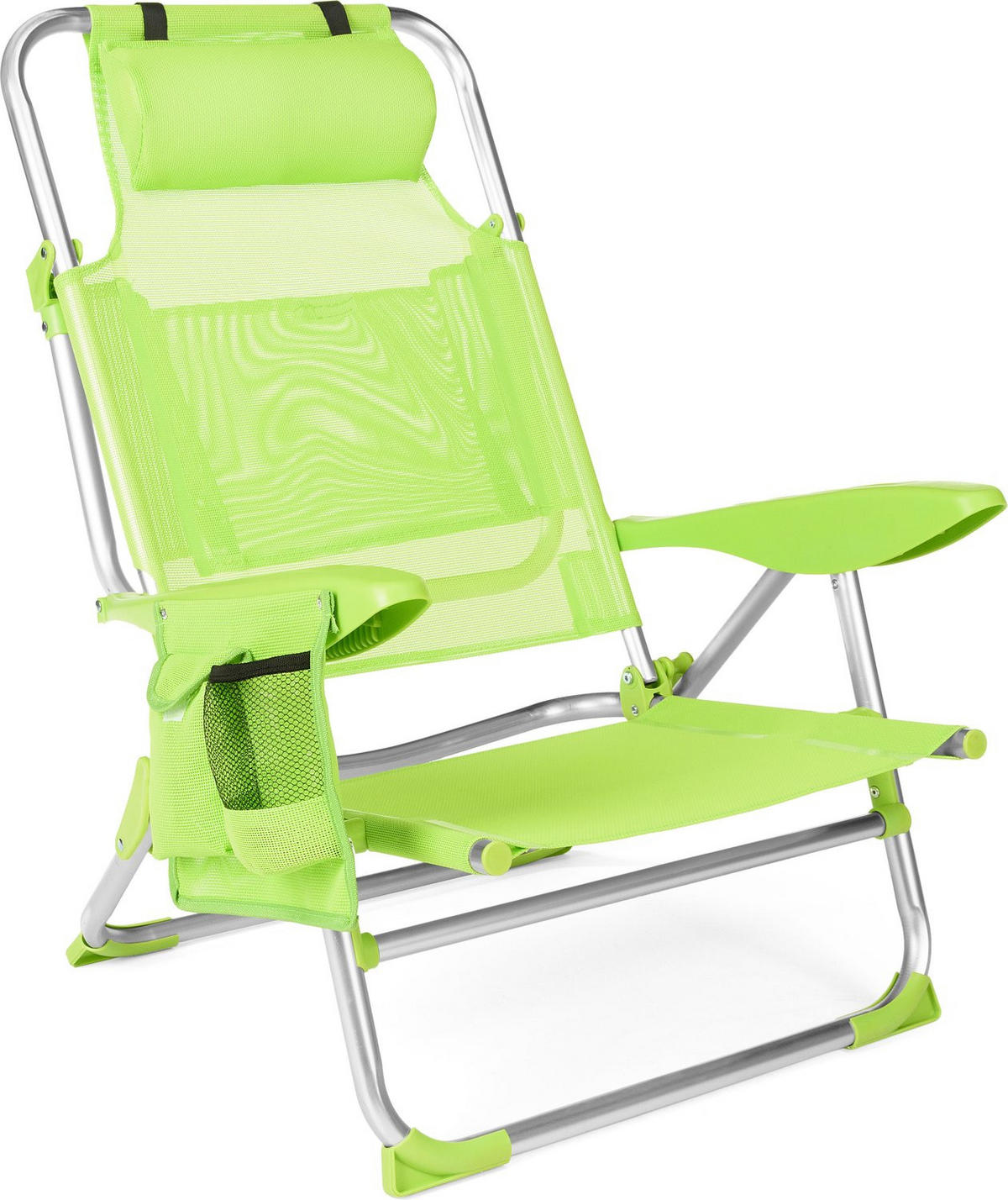 GARTEN-RELAXSESSEL bis 120 kg - Grün, Textil/Metall (58/78.5/101cm) - Outtec