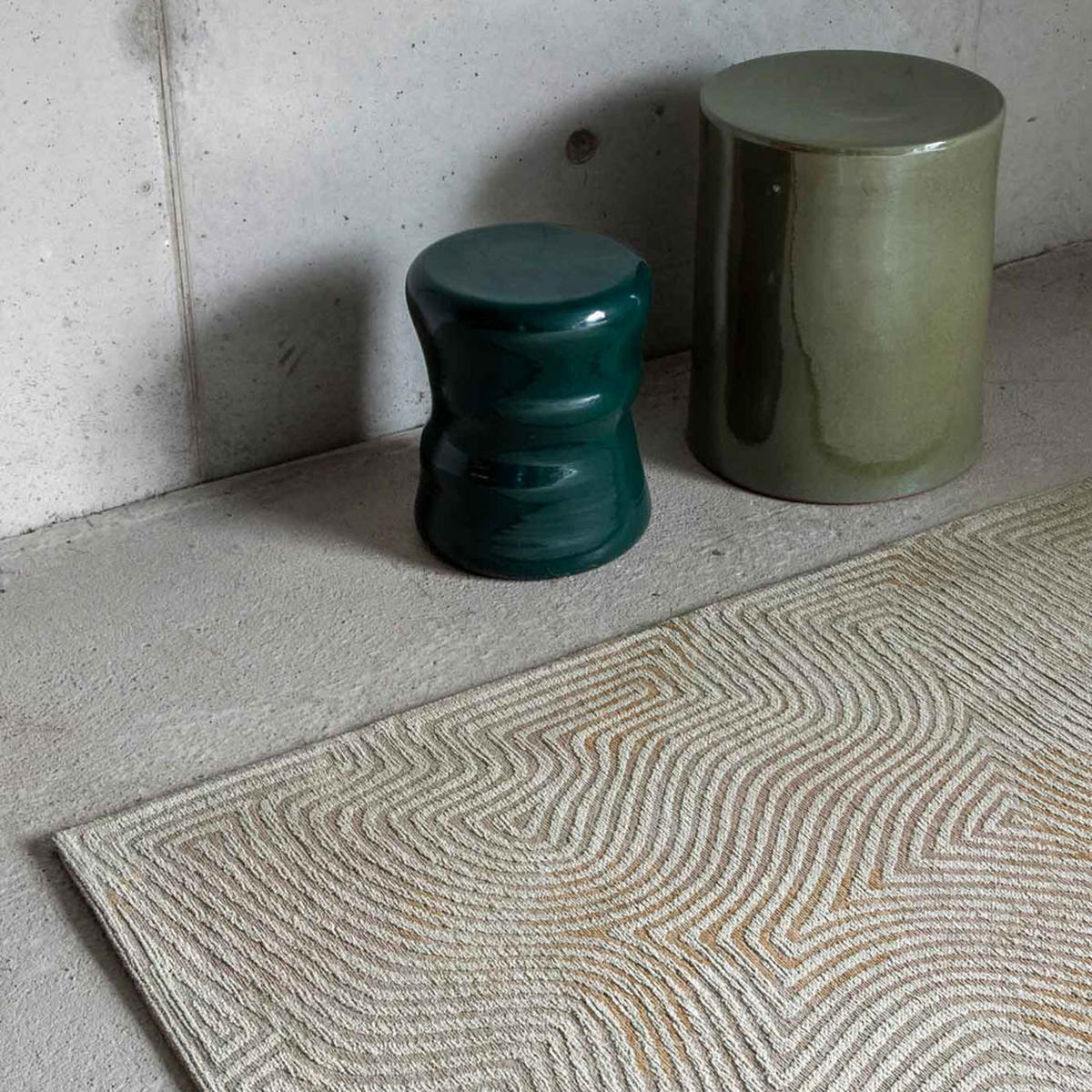 TEPPICH Shell Beige Meditation Coral 80/150 cm - Beige, Textil (80/150cm) - Louis De Poortere