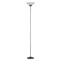 LED STEHLEUCHTE DEZWO Silber Metall - Silberfarben, Metall (28/28/180cm)