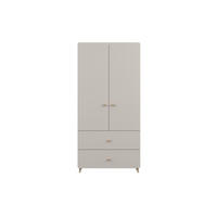 KINDERKLEIDERSCHRANK MARCO 02 90/204/51 cm in Kaschmir - Kaschmir, Holzwerkstoff (90/208/51cm) - Deine Möbel 24