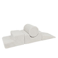 SCHAUMSTOFF-BAUSTEINE für Kinder, Shape, Bearly, Cremig - Creme, Textil (45/30/169cm) - MeowBaby