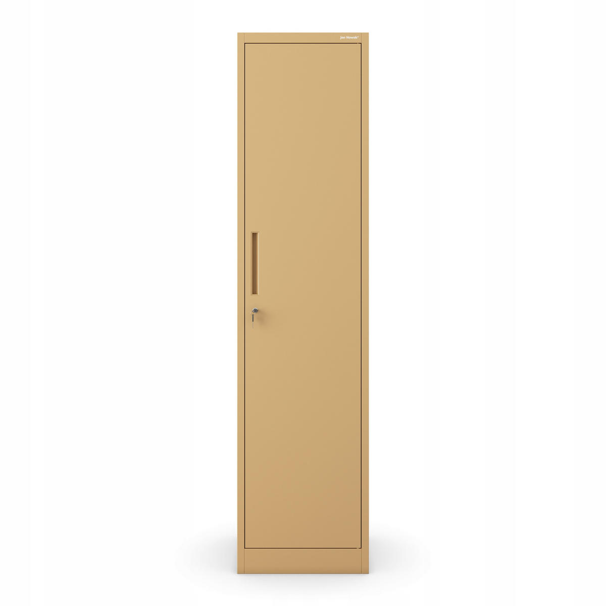 BÜRO Aktenschrank ALEX 185x45 x40 cm - Beige, Metall (45/185/40cm) - Jan Nowak
