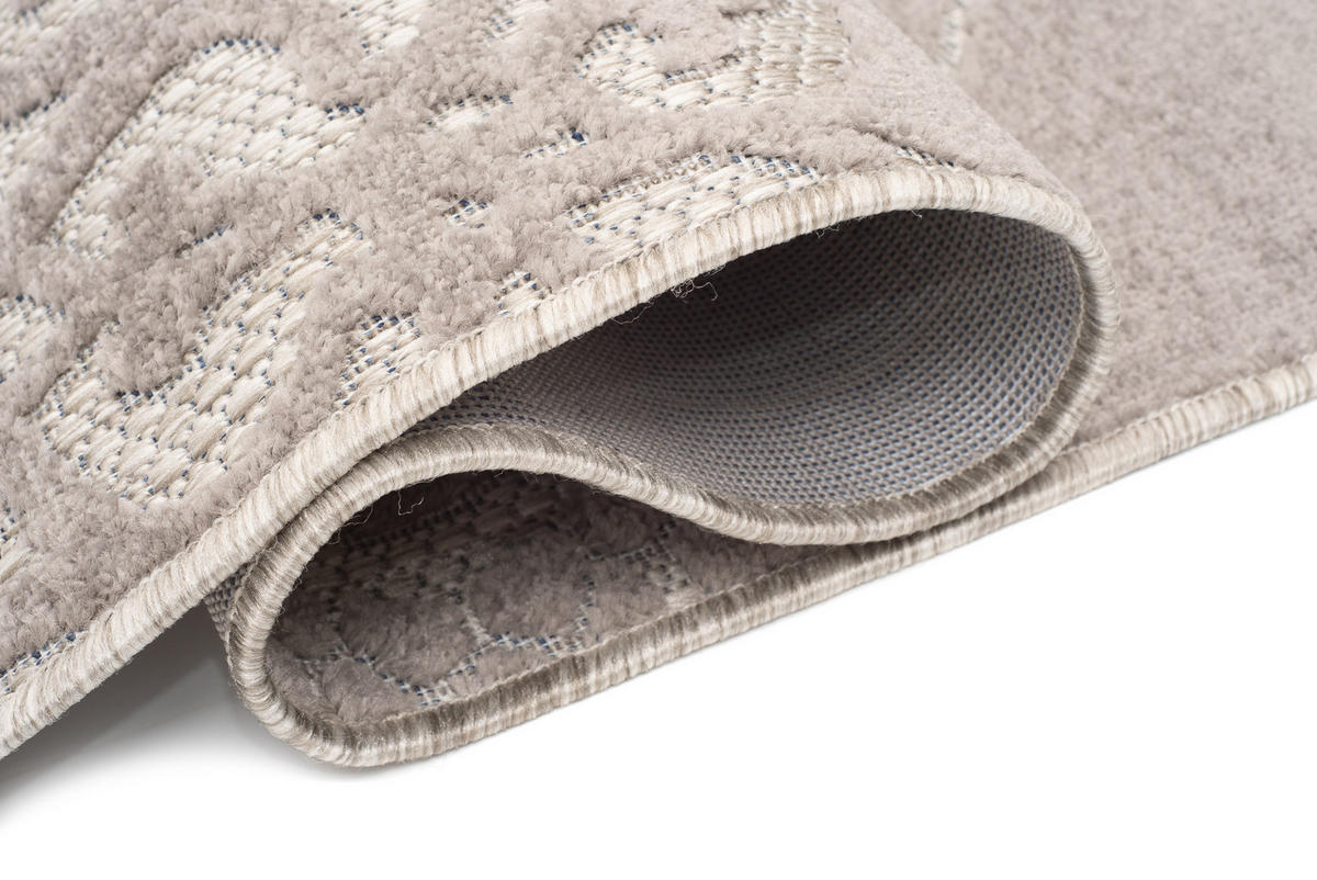 TEPPICH PATIO Grau 300/400 cm - Grau, Kunststoff (300/400cm) - Tapiso