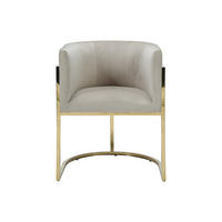 STUHL - 60 cm x 56.5 cm - Samt, Stoff - Beige - PERIA - Beige, Textil (60/76/56.5cm) - Vente-Unique