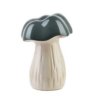KERAMICKÁ figurka houby MAVE - bílá, keramika (17/23/17cm) - Mondex