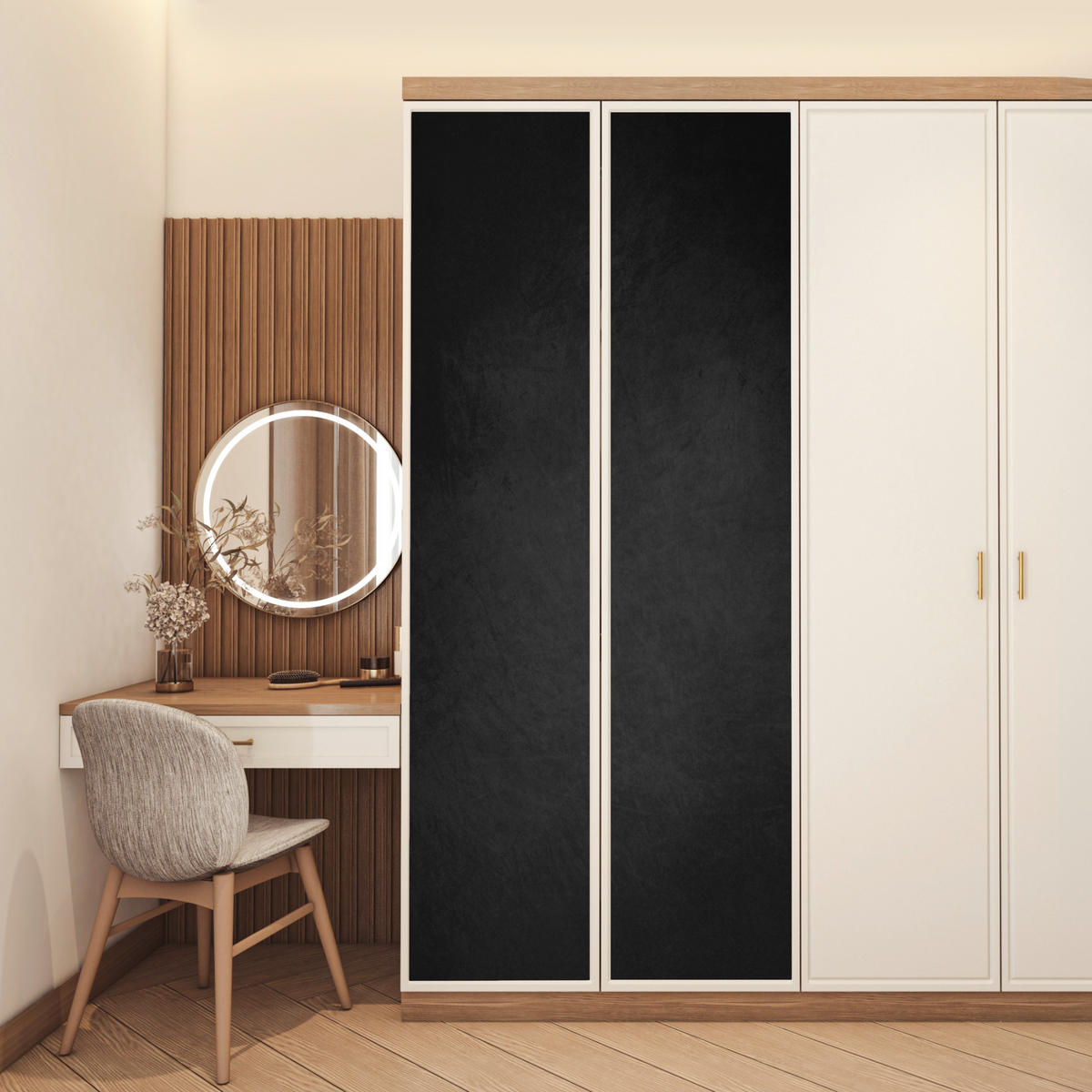 NALJEPNICA ZA VRATA Jednobojno 95x235 cm - tamno siva, plastika (95/0.1cm) - MuchoWow