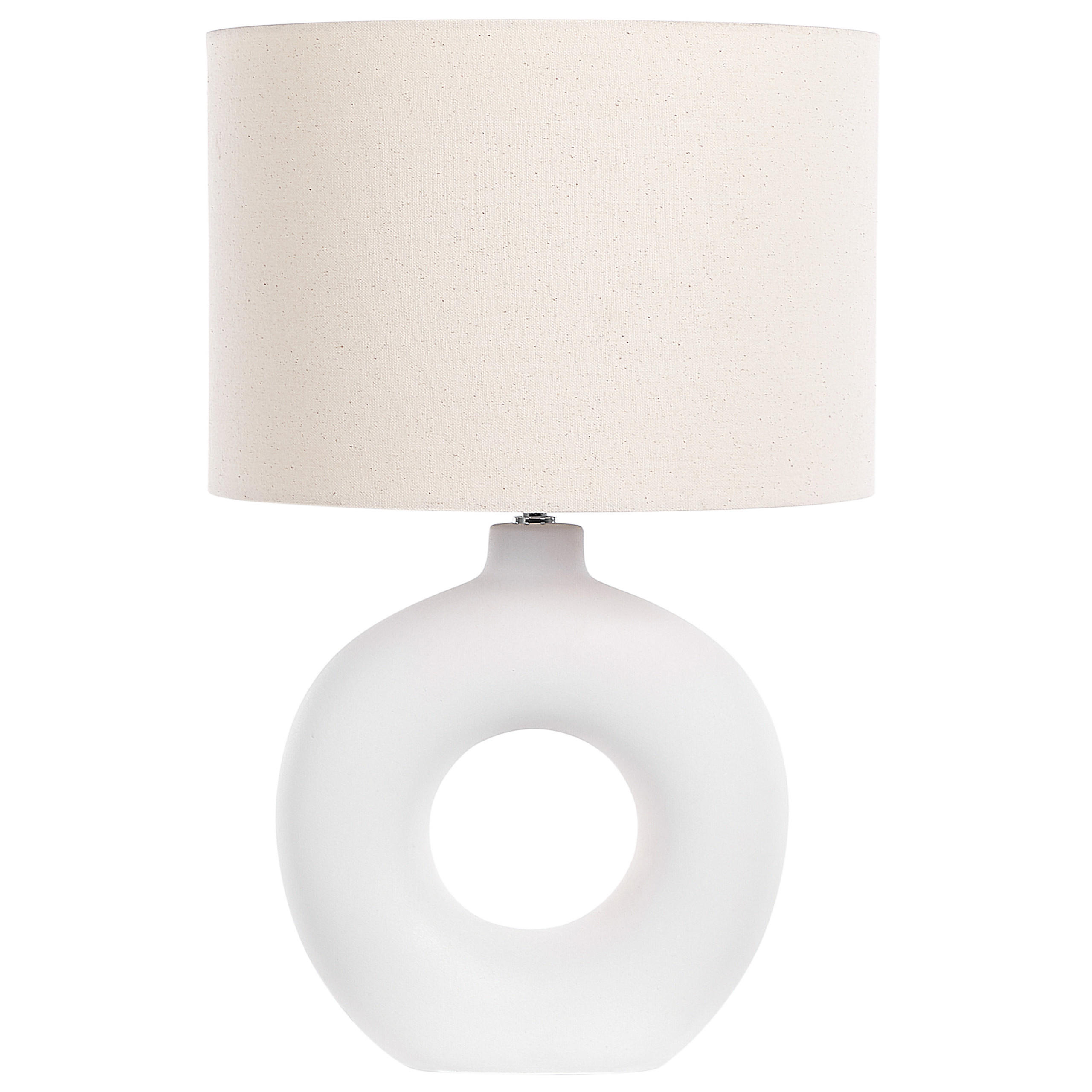 TISCHLAMPE Venta 38/38/58 cm - Weiß, Keramik (38/38/58cm) - Beliani