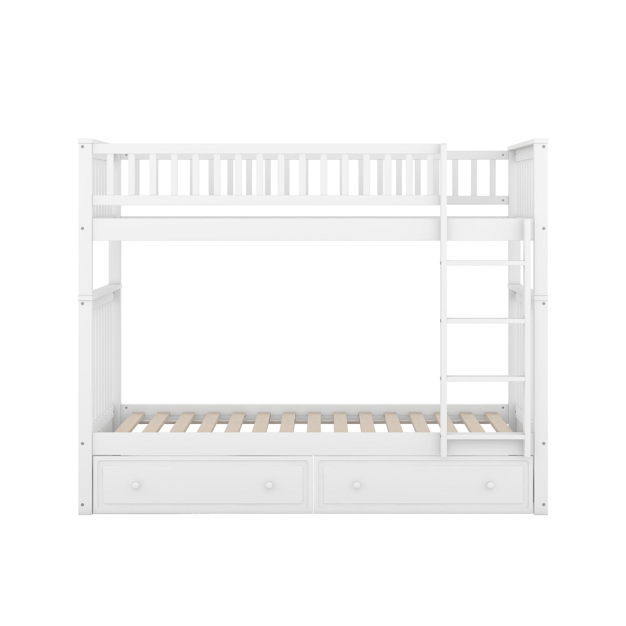 ETAGENBETT 90/200 cm Weiß - Weiß, Holz - Raumix