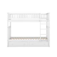 ETAGENBETT 90/200 cm Weiß - Weiß, Holz - Raumix