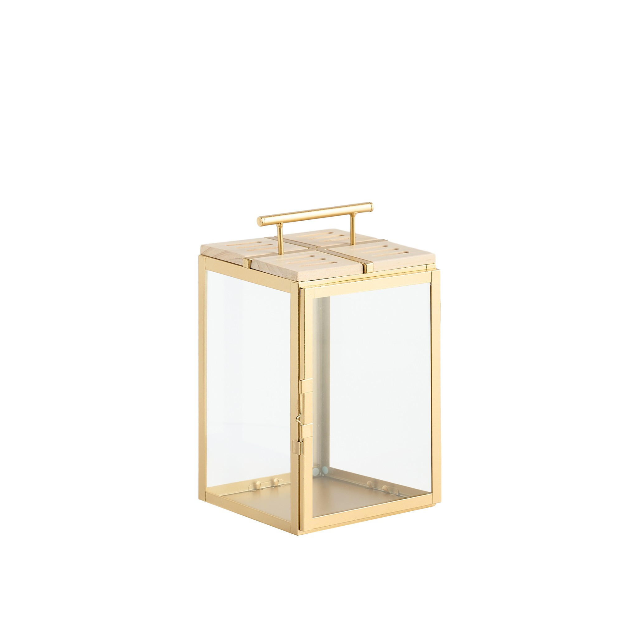 LATERNE Mirt - Goldfarben, Metall (18/30/17cm) - home&you