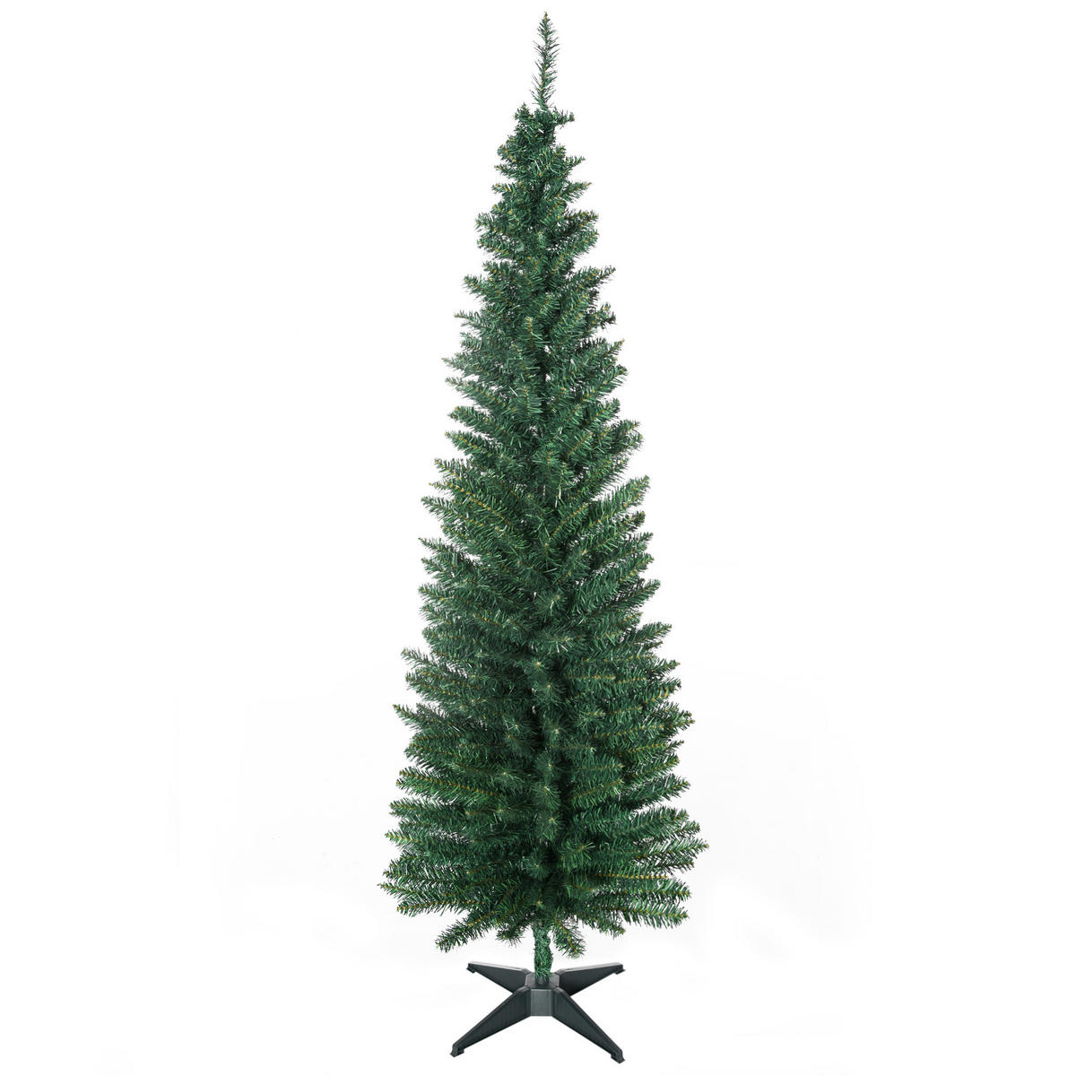 WEIHNACHTSBAUM DE-41605 1,8 m, inkl. Ständer und Stern Grün - Grün, Kunststoff (180cm) - ComfortXL