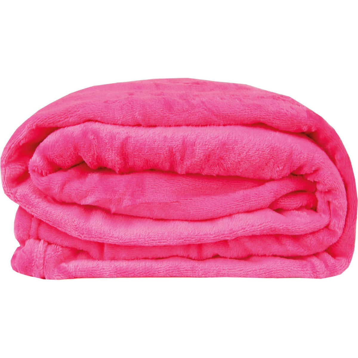 KUSCHELDECKE "Celina" 2er-Pack Pink 60x80 cm - Pink, Textil (60/80cm)