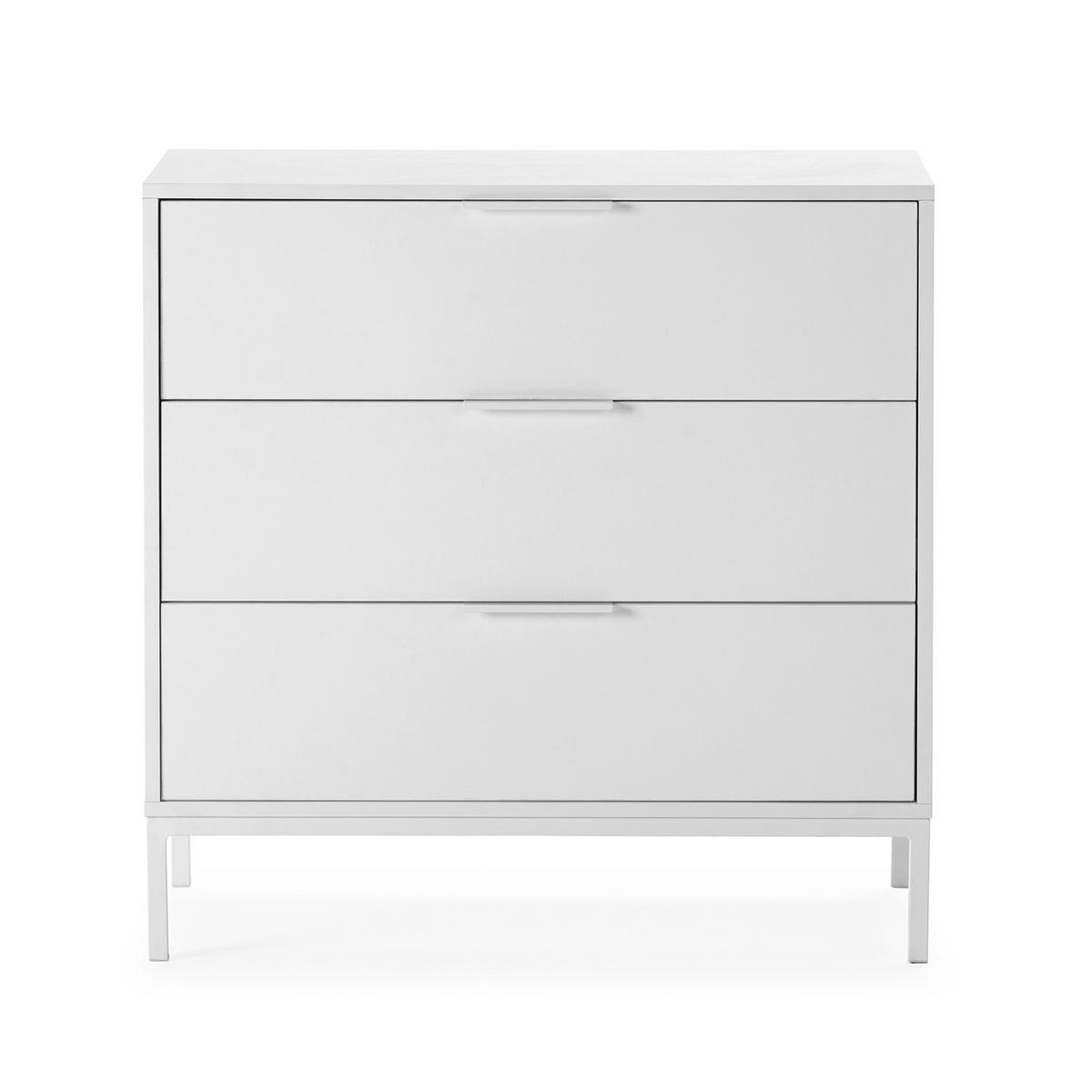 KOMMODE 80/80/40 Auri Weiß - Weiß, Holzwerkstoff (80/80/40cm) - VS Venta-stock