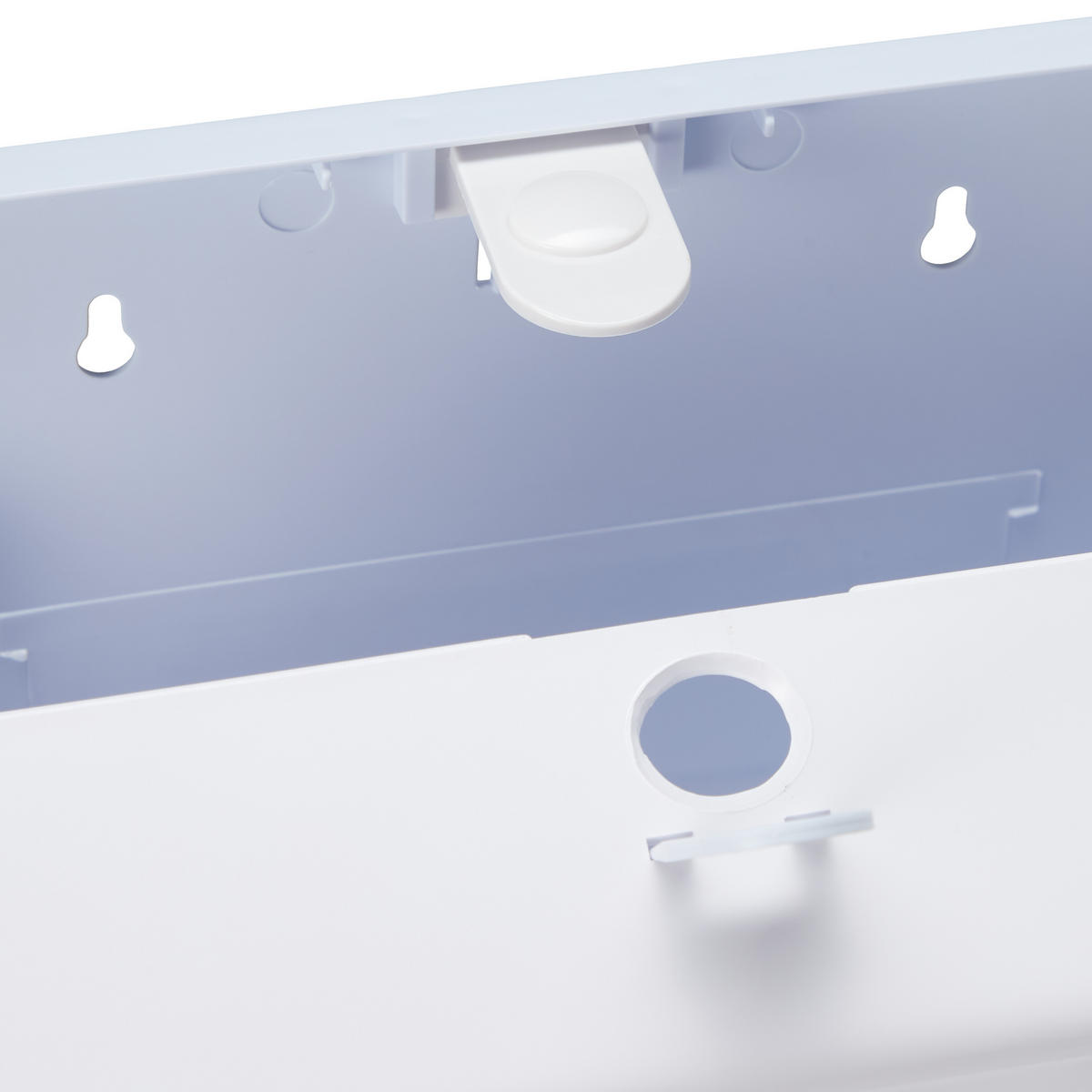 ZÁSOBNÍK na papierové uteráky - biela, plast (27.5/20.5/10cm) - Relaxdays