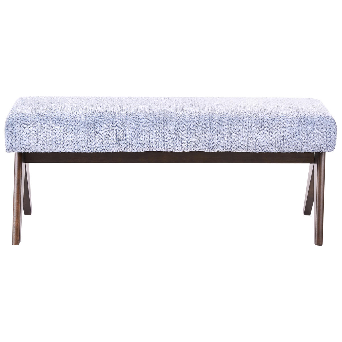 SOFA-SET Chenillegewebe Hellblau/Dunkelbraun Tamre - Hellblau, Textil (148/79/78cm) - Beliani